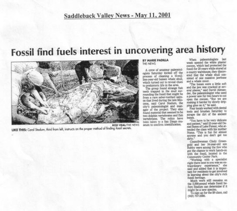 Mammoth Tusk Class, Saddleback Valley News